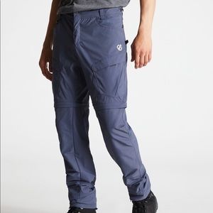 NWT Blue/Gray Zip Off Pants